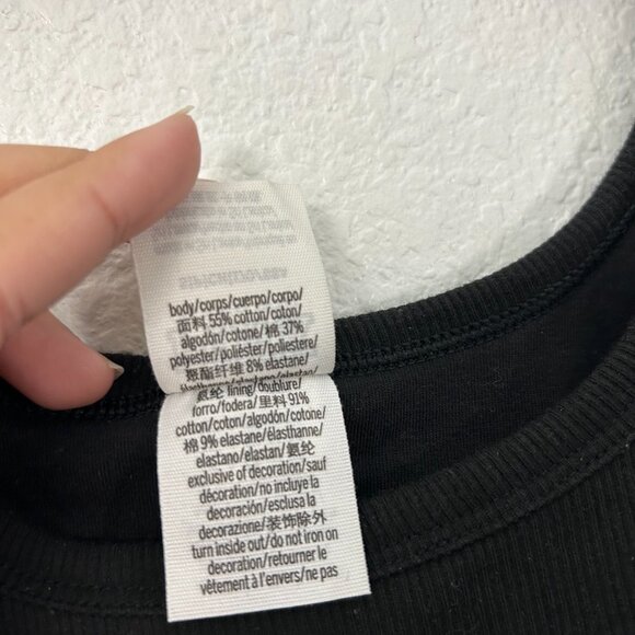 PINK Embroidered Flower Cropped Tank Top Shelf Bra Floral - Picture 8 of 8